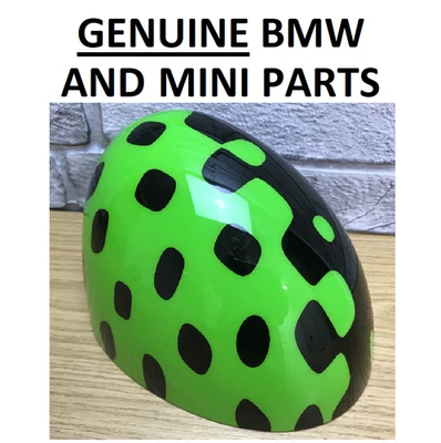 ORIGINALE MINI F55 F56 JCW Tappo copri specchietto retrovisore verde vivo. LATO DESTRO. RHD. 34C - Immagine 1 di 4
