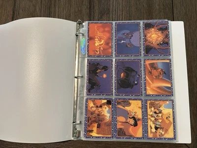 Juego completo de 100 cartas Panini Aladdin Disney 1993 vintage + 10 pegatinas + 10 actividades Foto 1 de 4