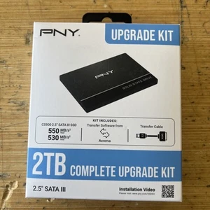 PNY 2TB 2.5” Solid State SATA-III SSD Upgrade Kit w/Transfer Cable (CS900) - Afbeelding 1 van 1