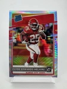 2020 Panini Optic Holo Prizm #171 Clyde Edwards-Helaire RC Rated Rookie Chiefs - Picture 1 of 2