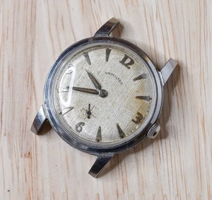 Vintage HAMILTON Manual Wind Stainless Steel Watch Re-cased - Picture 1 of 3