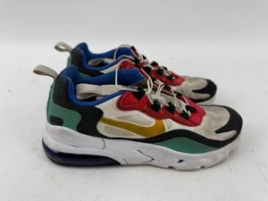 Nike Air Max 270 React Bauhaus BQ0102 001 Sz 2Y Running Shoes White Multi-Color - Picture 1 of 8