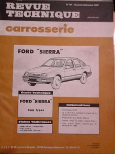 FORD Sierra - Revue Technique Carrosserie - Picture 1 of 1
