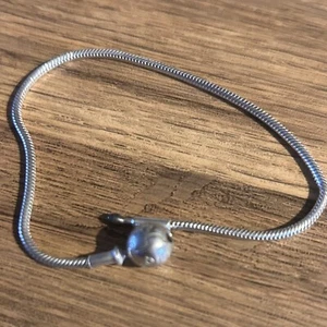 Pandora Sterling silver 925 ALE Essence snake charm bracelet 17cm Small - Picture 1 of 6