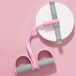 Pedal Puller TPE 4-Tube Elastic Yoga Tension Rope Resistance Band Indoor Fitness - Picture 1 of 5
