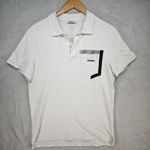 BIKKEMBERGS Poloshirt Herren Polohemd Shirt Polokragen Gr. M Weiß Baumwolle - Bild 1 von 10
