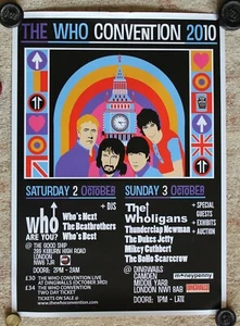 RARE - 'THE WHO' CONVENTION POSTER, LONDON - 2ND & 3RD OCT 2010 - Picture 1 of 2