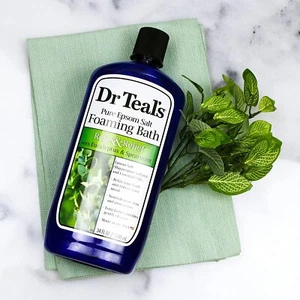 Dr Teal's Foaming Bath with Pure Epsom Salt, Relax & Relief with Eucalyptus - Picture 1 of 3