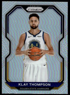 2020-21 Panini Prizm HOLO Klay Thompson Golden State Warriors #87 - Image 1 of 2
