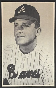 1970 Phil Niekro ATLANTA BRAVES NON FIRMATO 3-7/8 x 6-1/4 CONFEZIONE FOTO FOTO FOTO #8 - Foto 1 di 1