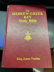 The Hebrew-Greek Key Study Bible KJV hardcover Zodhiates KING JAMES VERSION - Picture 1 of 5