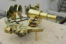 Nautical Sextant Navigation Working Functional Original Antique Brass Nautical