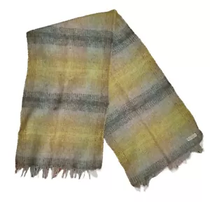 Vintage Archie Brown & Son Scarf Great Britain Art Deco 50s 40s Mohair Geometric - Picture 1 of 9