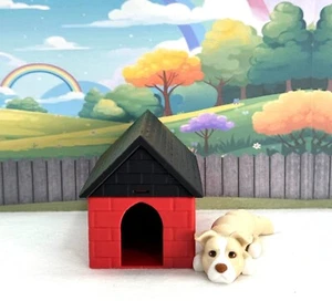 3D Printed Dog and Dog House, 3.5" Articulated PitBull Dog Toy, Fidget ADHD Toy - Picture 1 of 10