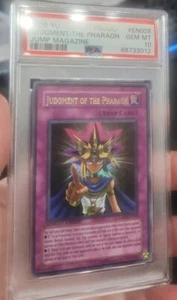 Yugioh JUICIO DEL FARAÓN JUMP-EN008 PSA 10 ¡Ultra Raro Edición Limitada! - Imagen 1 de 9