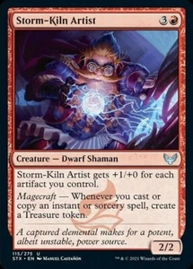 Storm-Kiln Artist x1 1x FOIL Strixhaven quasi nuovo MTG - Foto 1 di 1