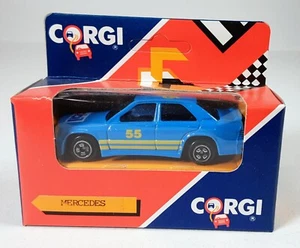 Corgi Juniors 1990, Mercedes Benz 190E, Mobil, 1:64, Vintage, NUOVO/CONFEZIONE ORIGINALE - Foto 1 di 2