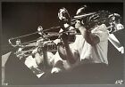 35x24cm Original PE (RC)- Jazz Foto Posaunist 1990 signiert limitiert 1/10 photo