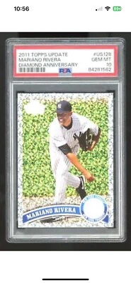 2011 Topps Update Diamond Anniversary Mariano Rivera PSA 10 New York Yankees - Image 1 of 2