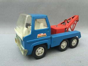 Vintage Old French Toy Miniature Truck Samson Bravo Tin - Picture 1 of 3