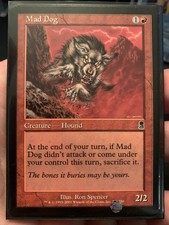 4 Mad Dog * Red Odyssey Mtg Magic Common 4x x4