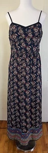 Neu ohne Etikett Xhilaration Sommerkleid Damen mehrfarbig Blumenmuster gesmokt Maxi Größe XXL - Bild 1 von 6