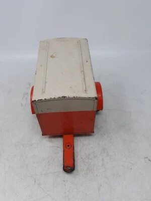 Vintage U-Haul Pressed Steel Toy Trailer with Opening Rear Door – Rare Collectib - Image 1 of 4