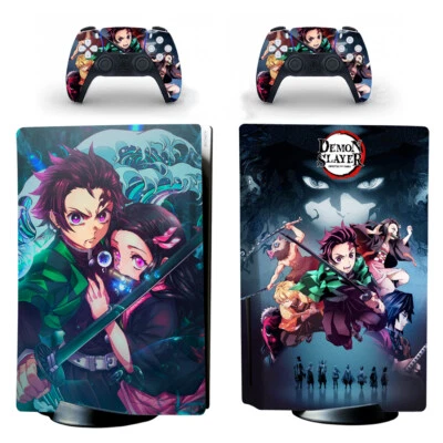 Demon Slayer Tanjirou Nezuko Decals for PS5 Standard Disc Digital Console Skins - Image 1 of 3