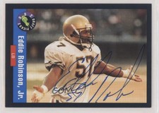 1992 Classic Draft Picks Auto Eddie Robinson Rookie Auto RC