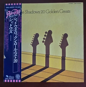 THE SHADOWS " 20 GOLDEN GREATS/BEST 20" JAPANESE EDITIONS RECORDS WITH OBI - Picture 1 of 4