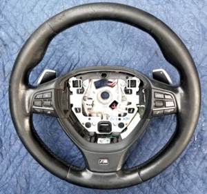 2011-2015 BMW F01 F02 750i OEM M Sport Multifunction Steering Wheel Paddle Shift - Picture 1 of 24