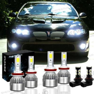 Combo faros LED 6x 6000K para Pontiac GTO 2004 2005 2006 + bombillas antiniebla CL Foto 1 de 4