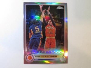 2022 Topps Chrome McDonald's American Basketball Timea Gardiner Refractor Card