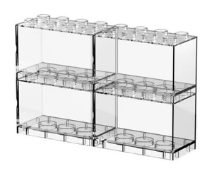 TINY CITY T-BRICK 10 (4-IN-1) STACKABLE DISPLAY CASE ATA64001 - Picture 1 of 2