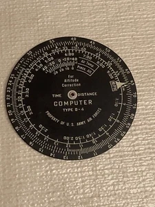 Cruver Mfg. Co. Time Distance Computer Type D-4 USAAF - Picture 1 of 6