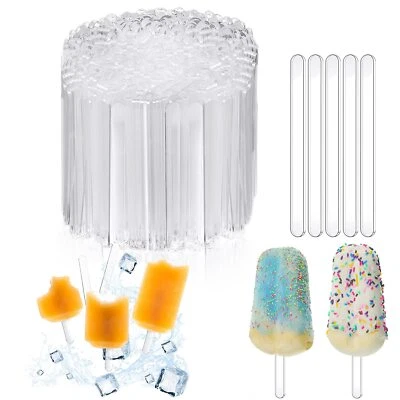 Varas de sorvete de acrílico para bolos varas de bolos reutilizáveis varas de creme acrílico... - Imagem 1 de 4