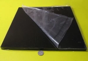 Polyurethane Sorbothane Sheet 1/2" Thick x 12 x 12, Black, 30, 40, 50, 60, 70 oo - Picture 1 of 12