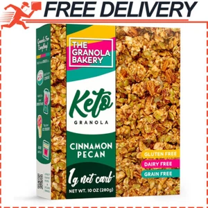 Granola Bakery Keto Granola | 1g Net Carb, Low Carb Keto Snack | Low Sugar Keto - Picture 1 of 6