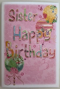 Geburtstagskarte Schwester (#50FR107N) - Bild 1 von 2