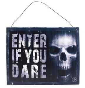 Anne Stokes Metallschild "Enter If You Dare" (W50) - Bild 1 von 1