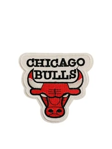 Chicago Bulls NBA Patch Iron On / Sew On Embroidered Red Patch Brand New! - Picture 1 of 6