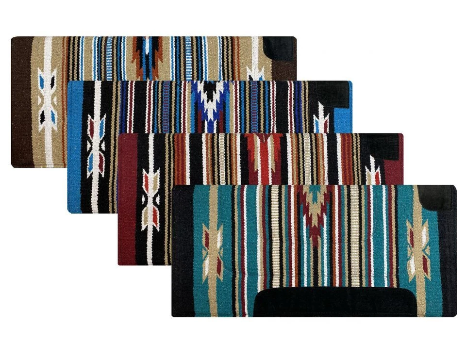 Showman 32" x 32" Navajo Acrylic Top Felt Saddle Pad - Image 1 of 1