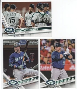 2017 Topps Seattle Mariners Team Set Serie 1 & 2 - 21 Karten - Bild 1 von 1