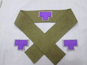 WW2 RAE 2/9th Battalion plain wool  pug and patch set - Picture 1 of 7