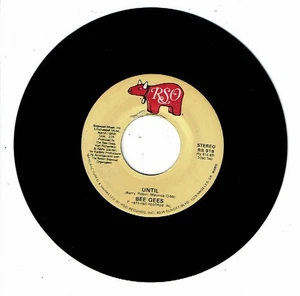 BEE GEES Vinyle 45T 7" SP TRAGEDY - UNTIL Juke Box RSO 918 = EX RARE - Picture 1 of 2