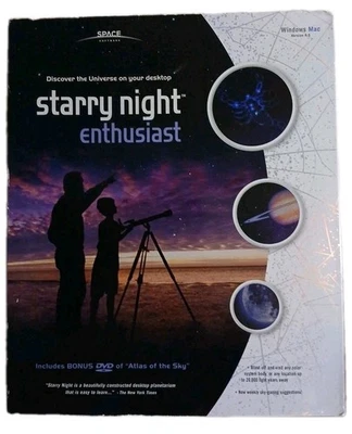 STARRY NIGHT ENTHUSIAST Windows/Mac 4.5 Version CD-ROM DVD & BOOK Open Box       - Image 1 of 4