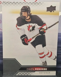 2022 Upper Deck Team Canada Owen Pickering 🇨🇦🇨🇦🇨🇦 Pittsburgh Penguins  - Bild 1 von 2