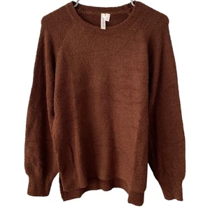 NEW JOYSPUN Soft & Cozy Chenille Pullover Top Chocolate Brown Size Medium - Picture 1 of 4