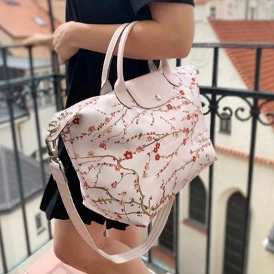 Longchamp Le Pliage Neo Floral Sakura 🌸 Bag Limited Edition Medium - Image 1 of 4