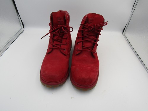 Timberland 50th Anniversary Premium 6" Stivali Impermeabili Rosso Ragazzo Taglia 6